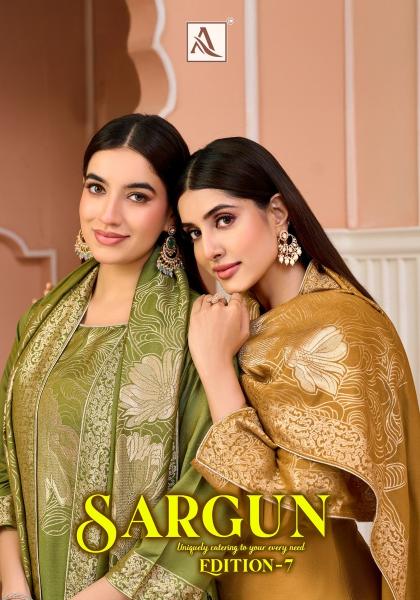 Alok sargun vol 7 wholesale dress materials in mysore